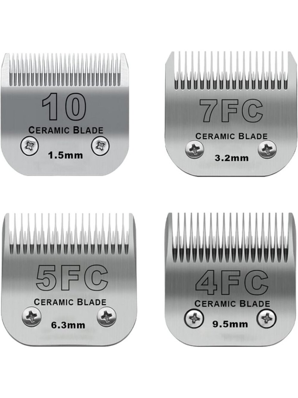 Detachable Ceramic Pet Grooming Blades for A5 Clippers - Compatible & Durable